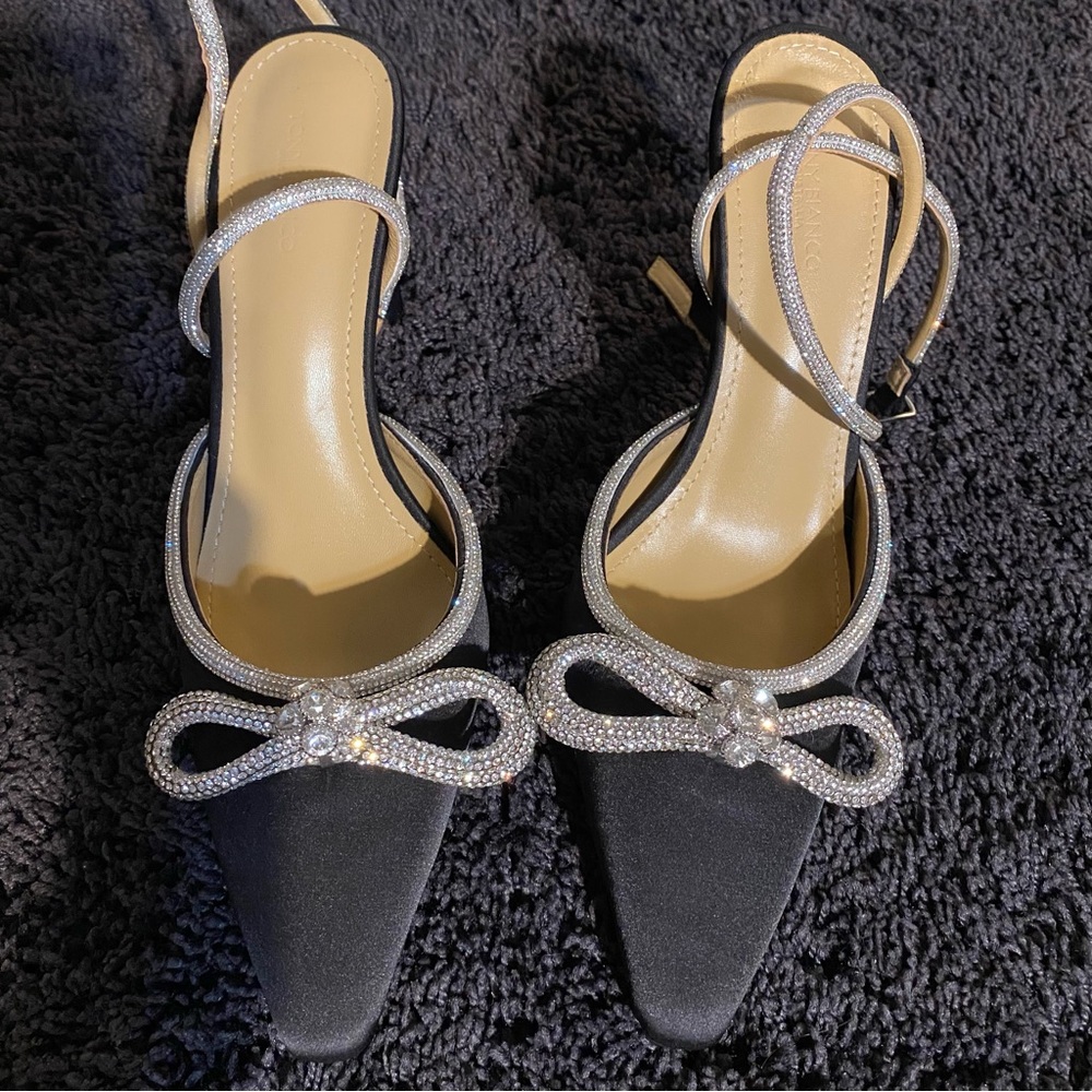 Tony Bianca Diamond Bow Heel